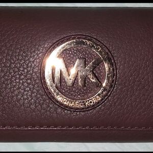 Michael Kors Fulton Leather Brown Wallet